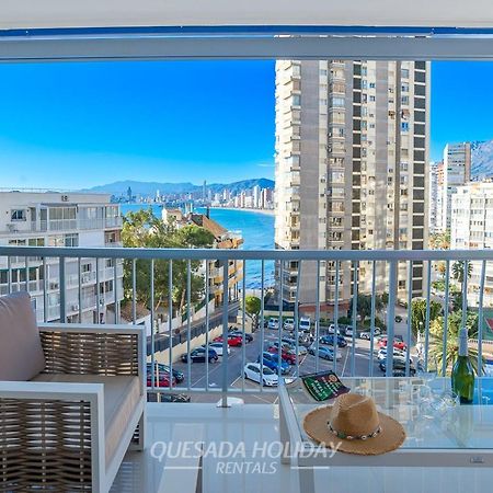 La Perla Benidorm Apartment Seaview & Pool Levante Beach Bagian luar foto