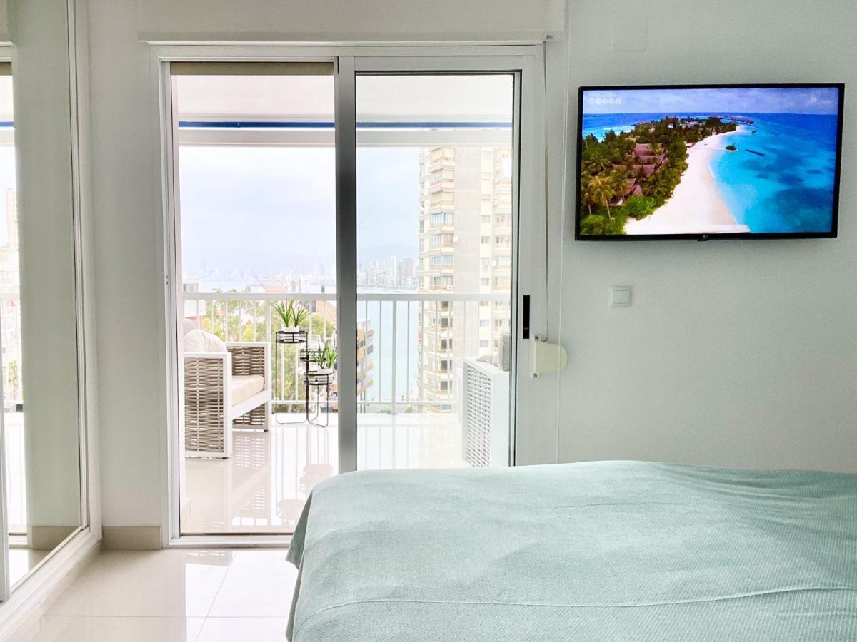 La Perla Benidorm Apartment Seaview & Pool Levante Beach Bagian luar foto