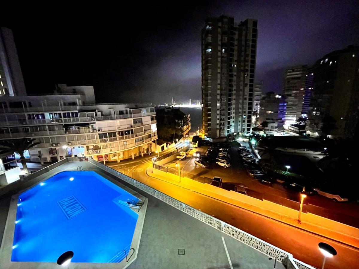 La Perla Benidorm Apartment Seaview & Pool Levante Beach Bagian luar foto