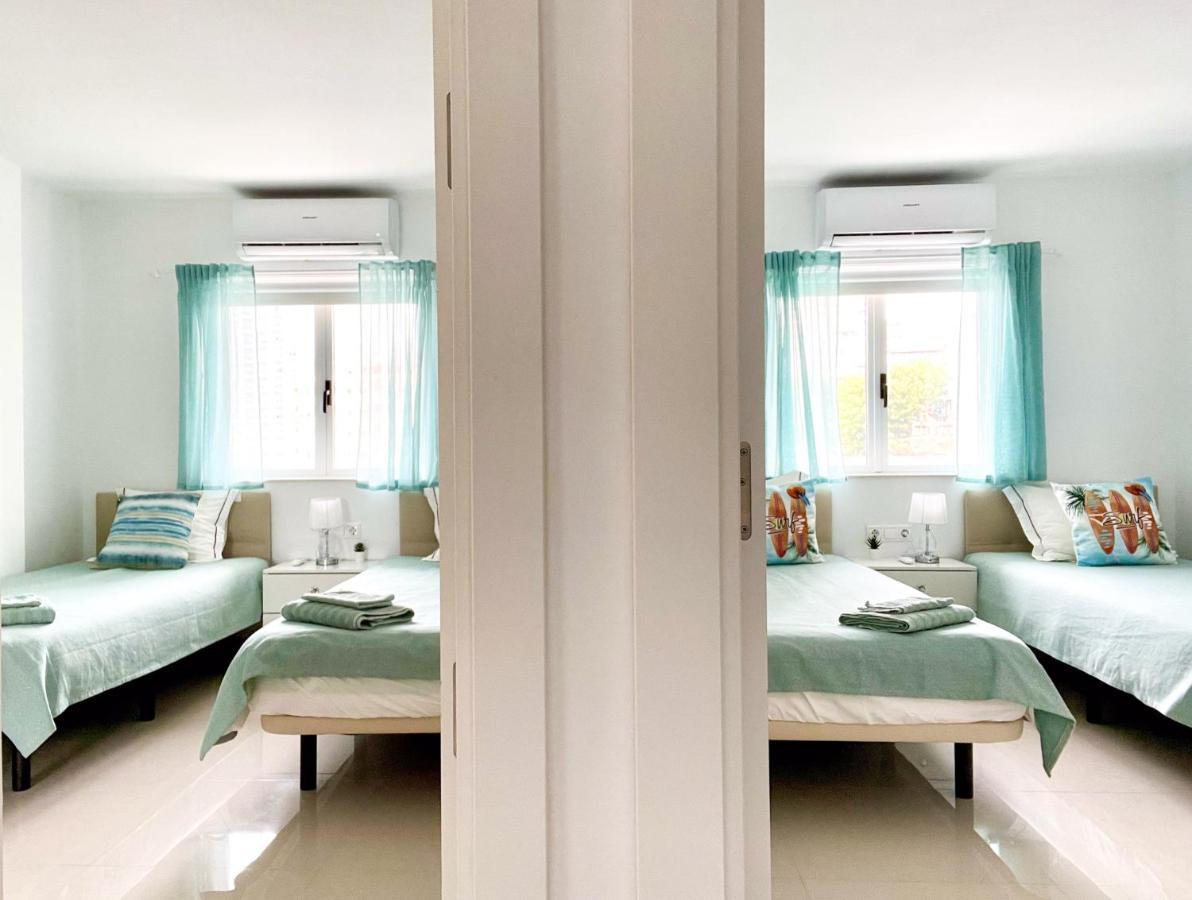 La Perla Benidorm Apartment Seaview & Pool Levante Beach Bagian luar foto