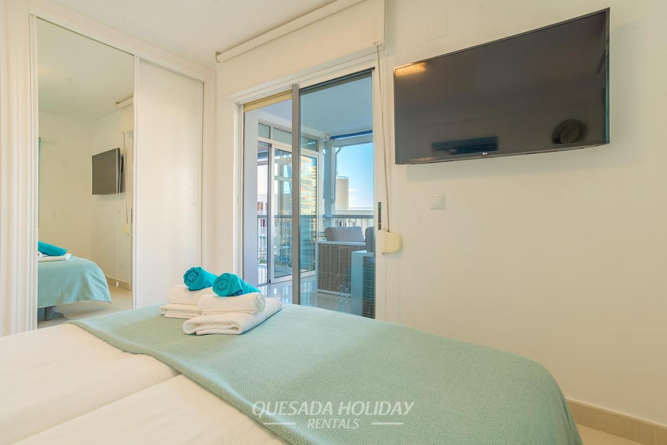 La Perla Benidorm Apartment Seaview & Pool Levante Beach Bagian luar foto