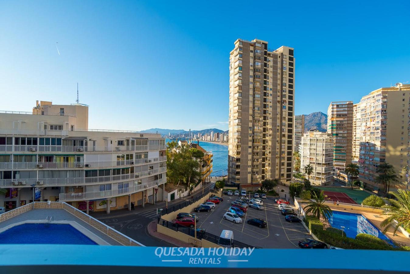 La Perla Benidorm Apartment Seaview & Pool Levante Beach Bagian luar foto