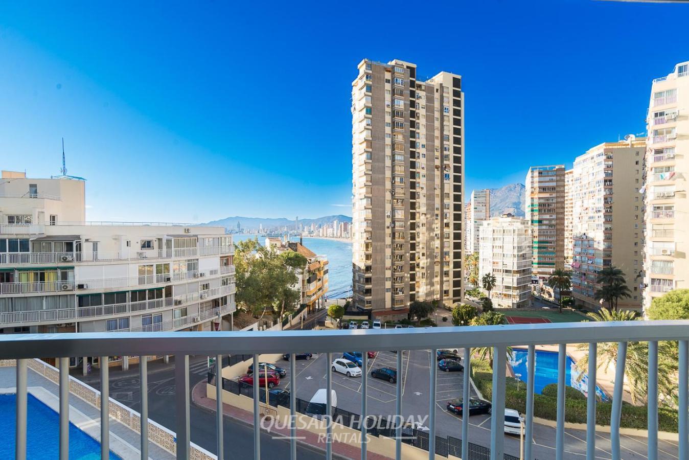 La Perla Benidorm Apartment Seaview & Pool Levante Beach Bagian luar foto