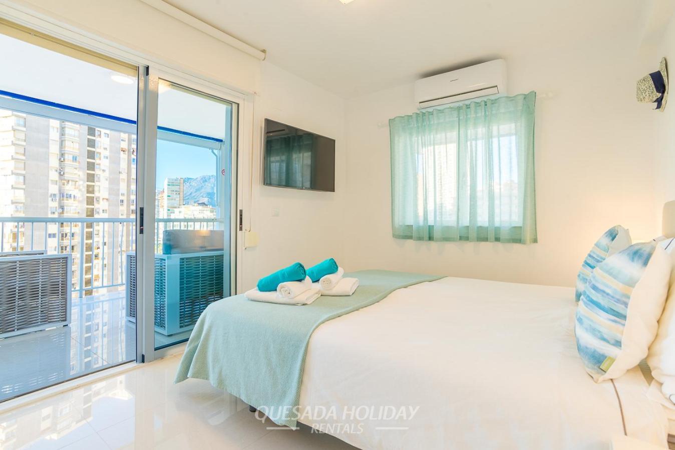 La Perla Benidorm Apartment Seaview & Pool Levante Beach Bagian luar foto