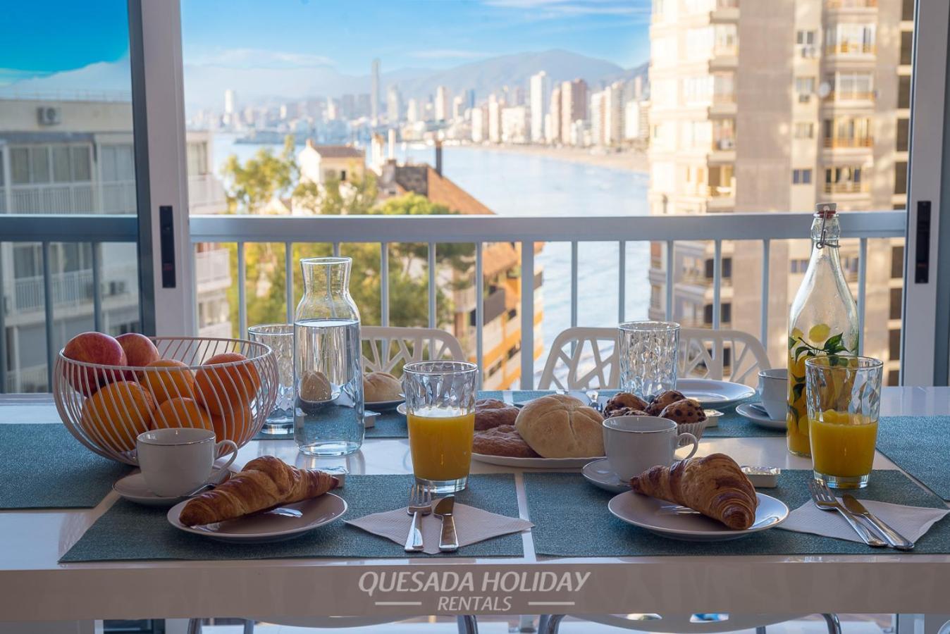 La Perla Benidorm Apartment Seaview & Pool Levante Beach Bagian luar foto