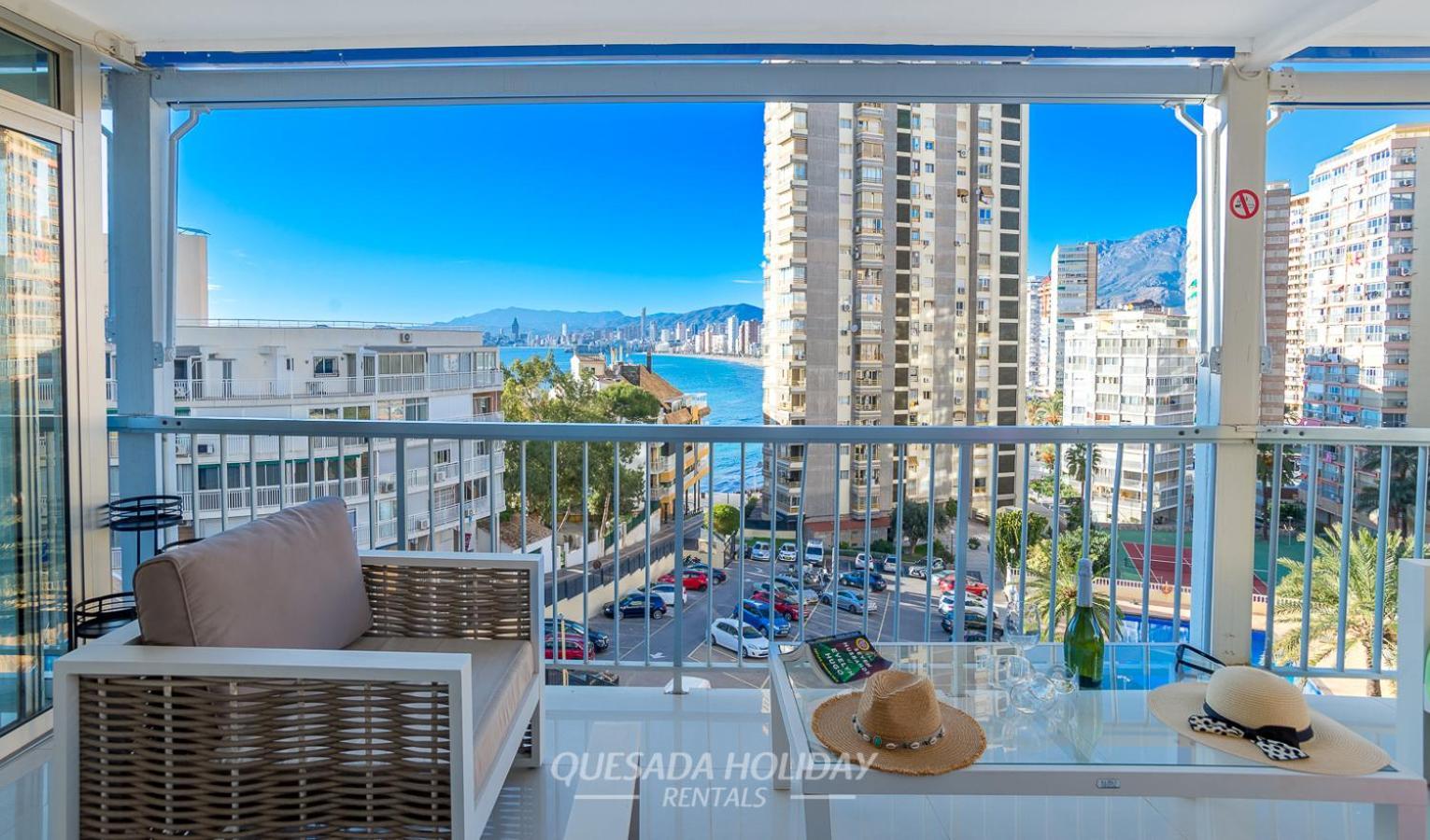 La Perla Benidorm Apartment Seaview & Pool Levante Beach Bagian luar foto