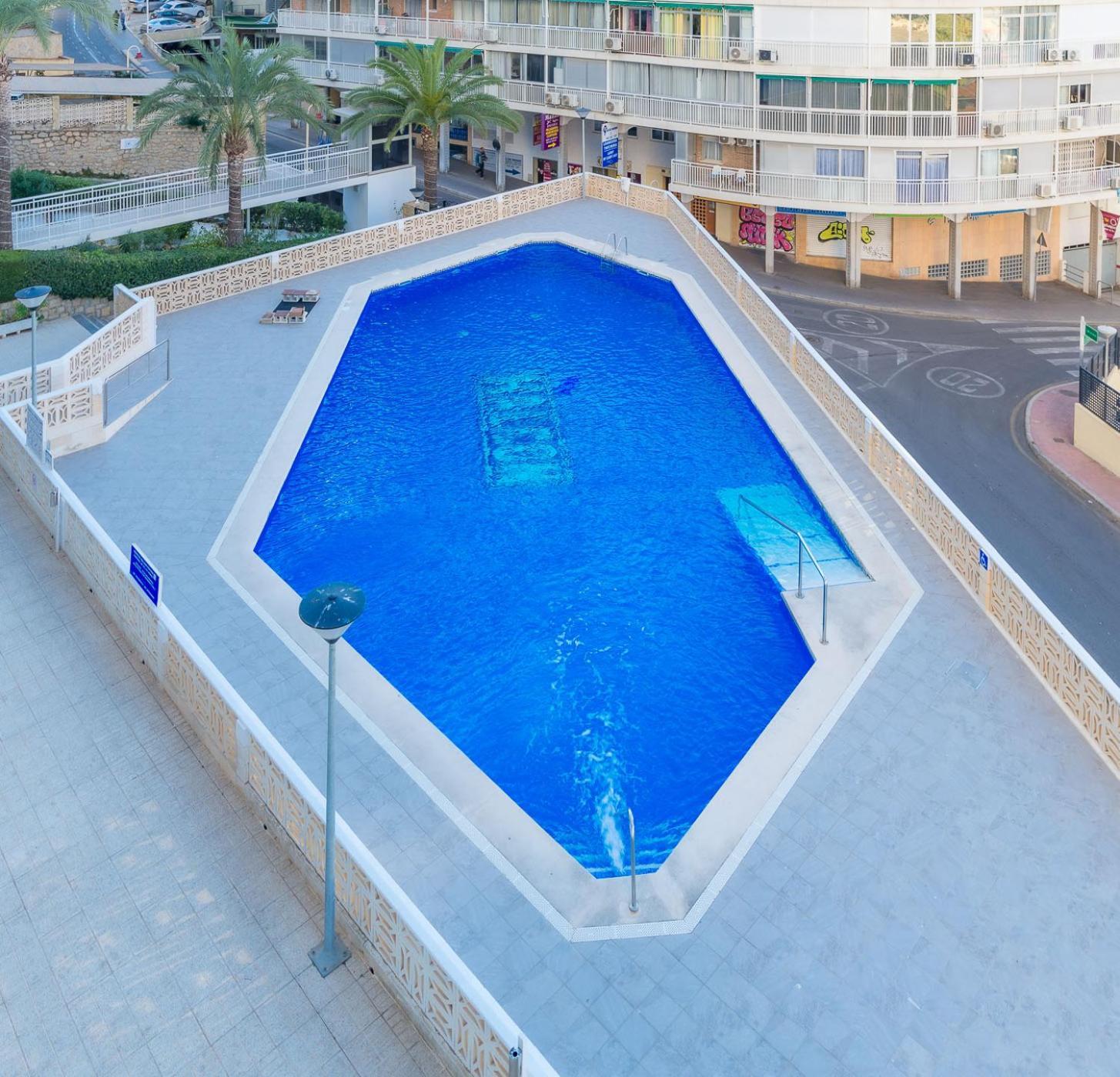 La Perla Benidorm Apartment Seaview & Pool Levante Beach Bagian luar foto